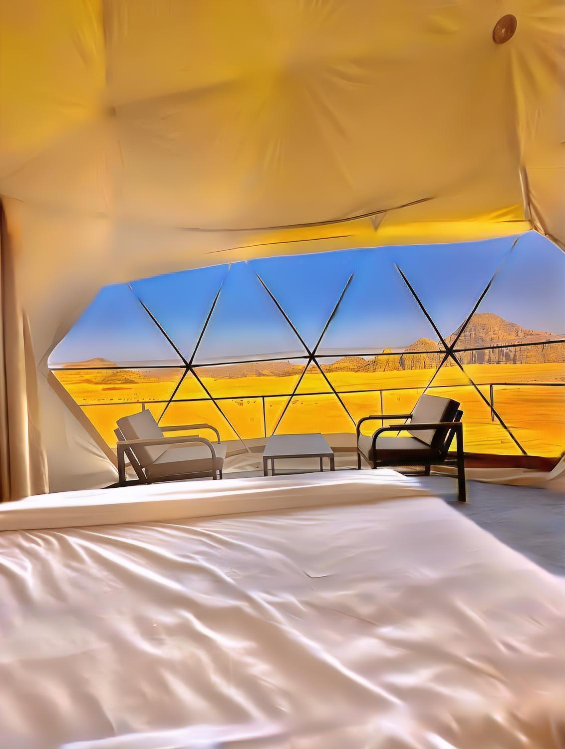 Titanic Camp Bed & Breakfast Wadi Rum Exterior photo