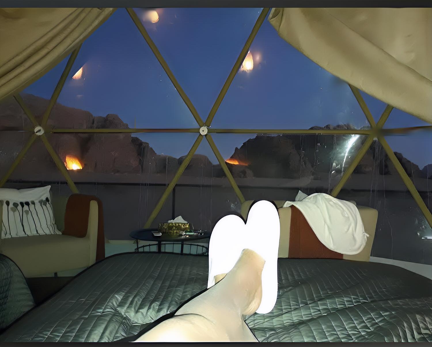 Titanic Camp Bed & Breakfast Wadi Rum Exterior photo